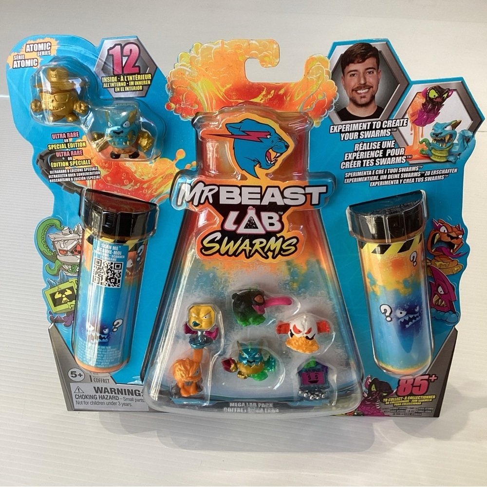 Mr. Beast Mega Lab Pack Atomic Series Swarms 12 NEW (P5)